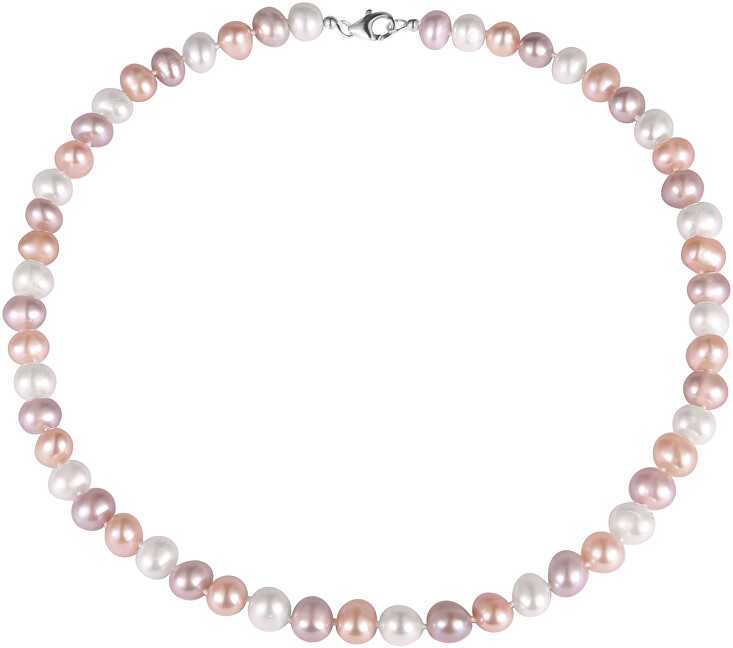 Jwl Luxury Pearls Įvairiaspalvis vėrinys iš tikrų perlų JL0568