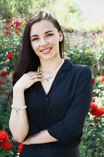 Jwl Luxury Pearls Vėrinys iš tikrų baltų perlų JL0559