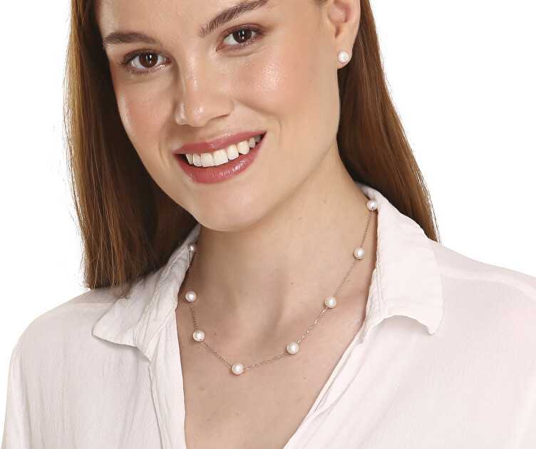 Jwl Luxury Pearls Vėrinys iš subtilių 9 tikrų perlų JL0754