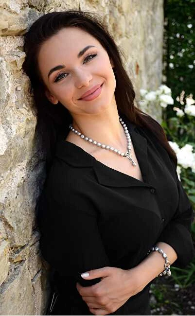 Jwl Luxury Pearls Tikrų pilkų perlų vėrinys JL0557