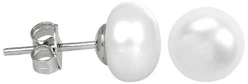 Jwl Luxury Pearls Originalūs auskarai su tikrais baltais perlais 2in1 JL0287