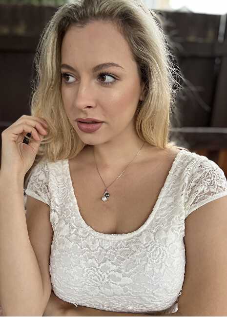 Jwl Luxury Pearls Perlų karoliai 3in1 JL0540 (grandinė, pakabukas, pakabukas)