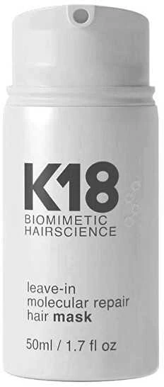 Nenuplaunama atkuriamoji plaukų kaukė K18 Leave-in Molecular Repair Hair Mask, 50 ml