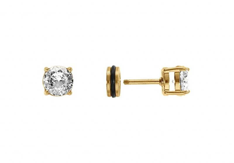 Kalace Minimalist auksinis-plated stones with clear crystal 110693J