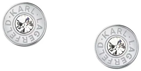 Karl Lagerfeld Steel stud earrings Illume KLBJX17