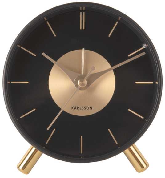 Karlsson Žadintuvas glamour GOLD DISC, Ø 11 cm
