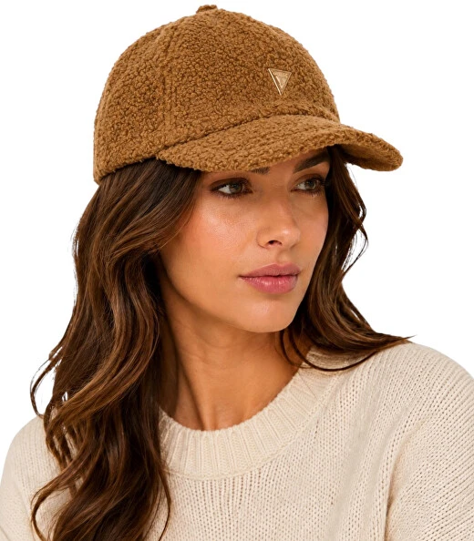 Kepurė Guess Women's Teddy cap AW5626POL01-BLA