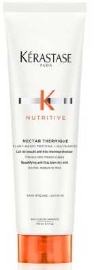 Kerastase Nutritive Nectar Thermique Beautifying Smoothing and Smoothing Blow Dry Milk - Terminis apsauginis pienas nuo slinkimo sausiems plaukams - 0 ml