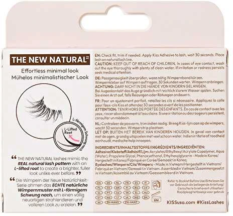 KISS Dirbtinės blakstienos The New Natural Half Lash
