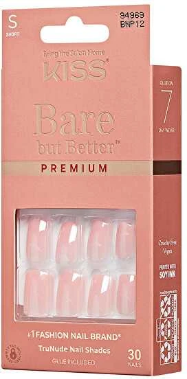 KISS Bare-But-Better Premium Gel Nails 30 pcs