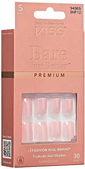 KISS Bare-But-Better Premium Gel Nails 30 pcs