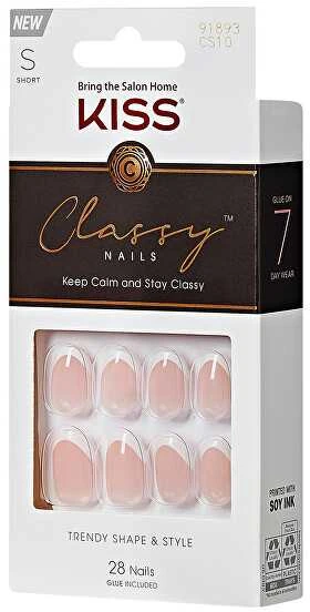KISS „Classy Nails“ geliniai nagai (tik išskirtiniams) 28 vnt.