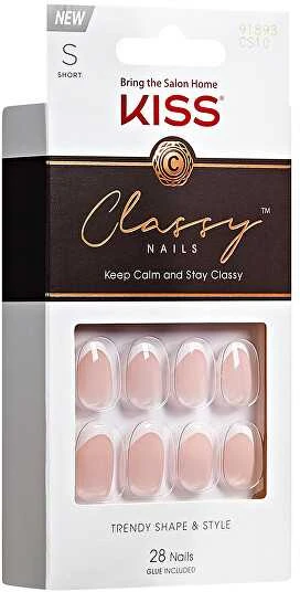 KISS „Classy Nails“ geliniai nagai (tik išskirtiniams) 28 vnt.