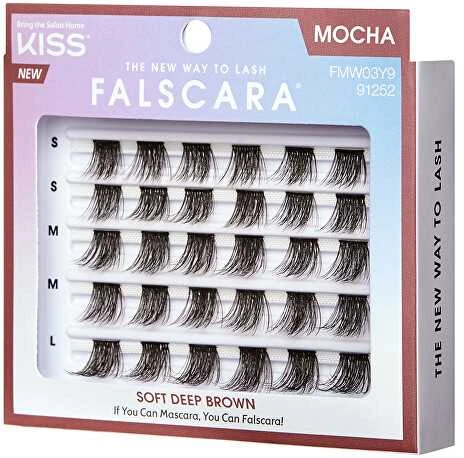 Kiss My Face KISS Falscara Multi Wisps (Mocha) 24 vnt.
