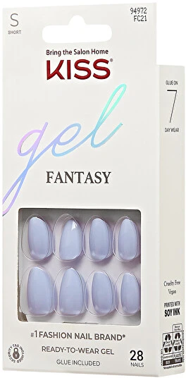 Kiss My Face KISS Gel Fantasy Day 1 - Mėlyna 28 pcs.