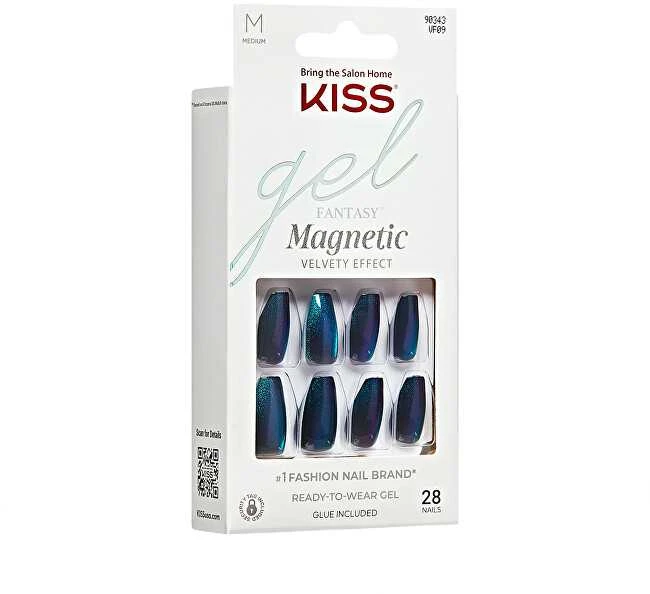 KISS Geliniai nagai Gel Fantasy Magnetic (Chameleonas) 28 vnt.