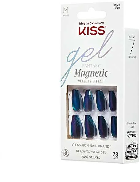 KISS Geliniai nagai Gel Fantasy Magnetic (Chameleonas) 28 vnt.