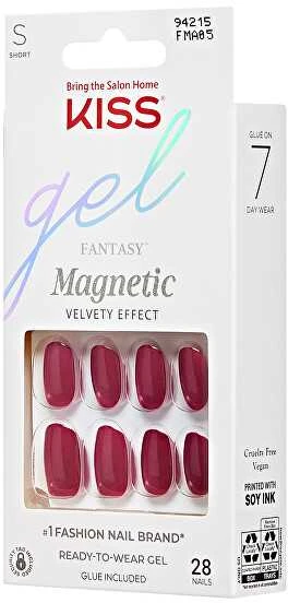 KISS Geliniai nagai Gel Fantasy Magnetic (Nuostabus komplektas) 28 vnt.