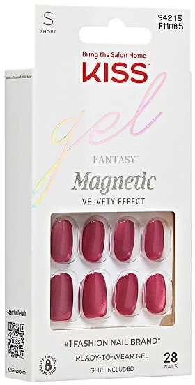 KISS Geliniai nagai Gel Fantasy Magnetic (Nuostabus komplektas) 28 vnt.