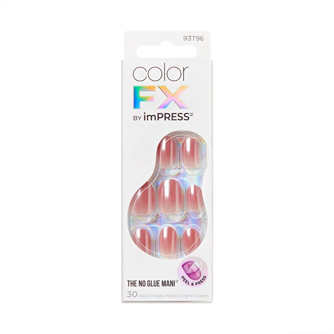KISS ImPRESS Color FX Adhesive Nails - Boundless 30 pcs