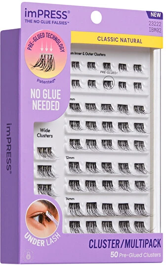 KISS imPRESS Pre-glued Cluster Multi 02 Cluster Lashes