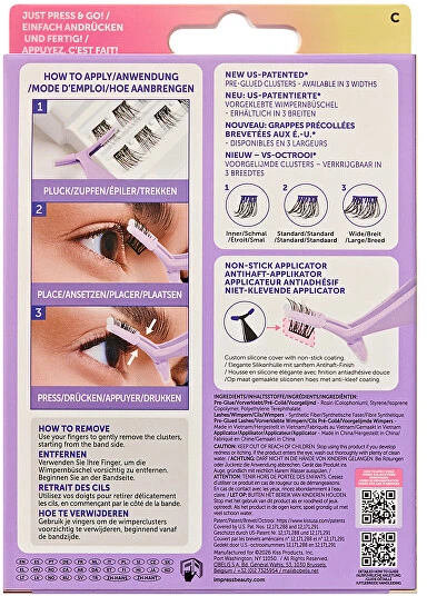 KISS imPRESS Press on Falsies Kit 01
