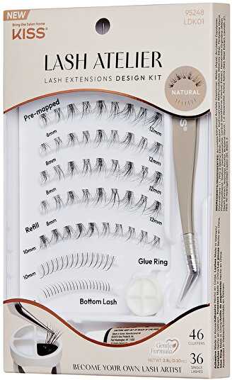 KISS „Lash Atelier Design 01“ dirbtinių blakstienų rinkinys