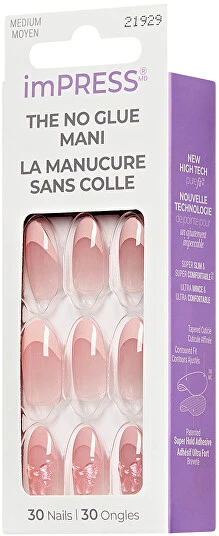 KISS Lipni nagai imPRESS Nails - Glow Muse 30 vnt.