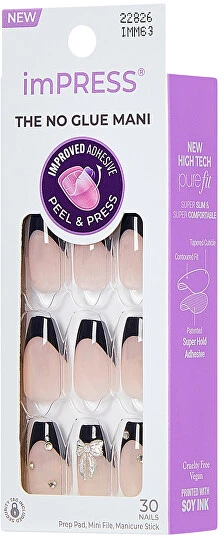 Kiss My Face KISS Lipnūs nagai imPRESS Nails - Prie upės 30 vnt.