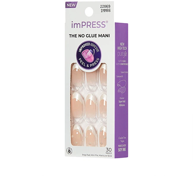 KISS Lipnūs nagai imPRESS Nails - Šaltkrėtis 30 vnt.