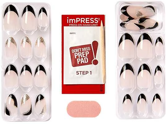 KISS Lipnūs nagai imPRESS Nails (Illusion) 30 vnt.