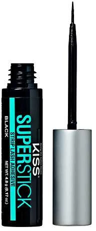 Kiss My Face KISS „Super Stick“ 5 dienų ilgalaikio nešiojimo blakstienų klijai (juosteliniai blakstienų klijai) 4,8 g, juodi