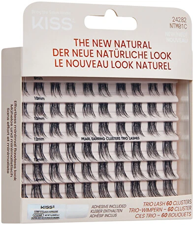 KISS Naujos natūralios trijų sluoksnių dirbtinės blakstienos
