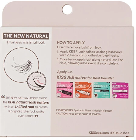 KISS Naujos natūralios „Trio Multi Lashes“ blakstienos