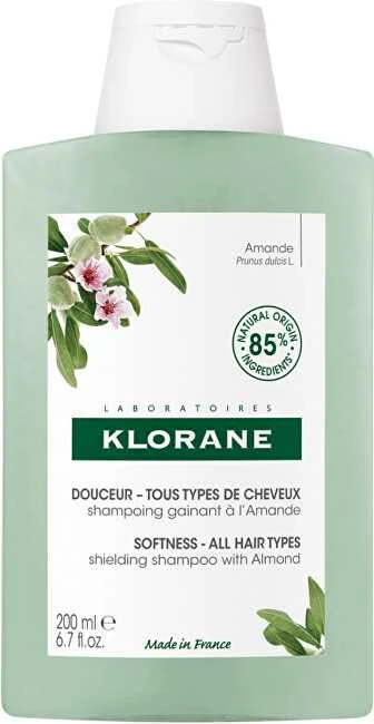 "Klorane" apimtį didinantis šampūnas su migdolų pienu 400ml