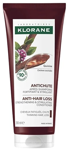 Klorane Anti Hair Loss Strengthening And Stimulating Conditioner stiprinantis kondicionierius silpniems plaukams, 200 ml