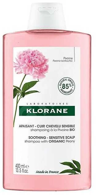 "Klorane" raminantis ir nuo dirginimo saugantis šampūnas "Peony" 200ml