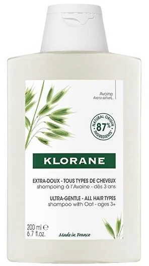 "Klorane" avižų pieno šampūnas 200ml