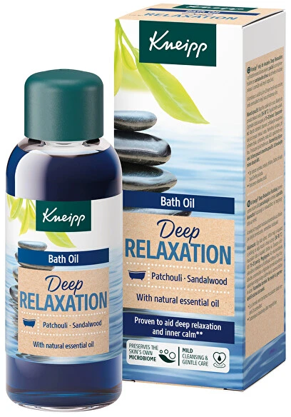 Kneipp Deep Relaxation Bath Oil Unisex vonios aliejus, 100 ml