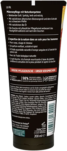 Kneipp Men Only 2.0 Dušo želė vyrams, 200 ml