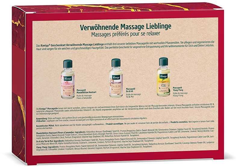 Kneipp Massage Oil Gift Set For Massage