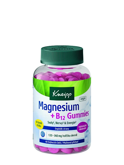 Kneipp Magnesium + B12 gummies 60 pcs