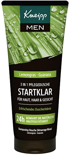Kneipp Men Ready to Go 2 in 1 Kūno prausiklis Dušo želė vyrams, 200 ml