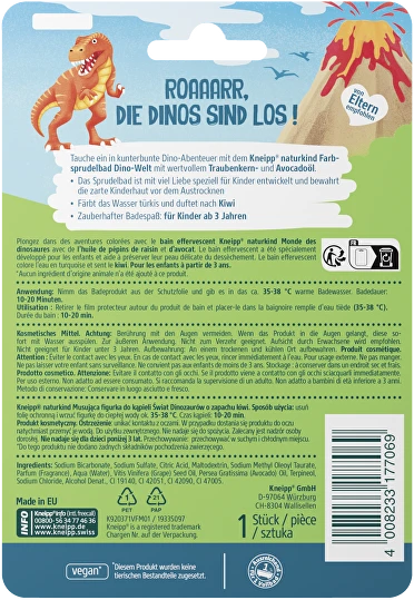 Kneipp „Naturkind Dinowelt“ vonios bomba