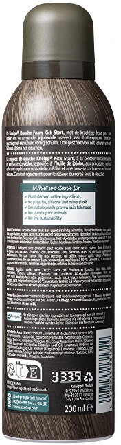 Kneipp dušo putos vyrams „Kick Start“ dušo putos 200 ml