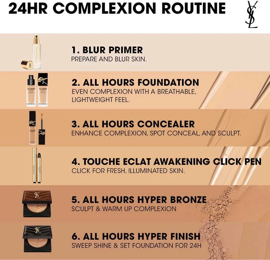 Kompaktinė matinė fiksuojamoji pudra Yves Saint Laurent All Hours Hyper Finish Powder | spalva: 02, 7.5 g