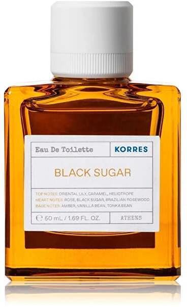 Korres Juodas Sugar EDT tualetinis vanduo Unisex, 50 ml