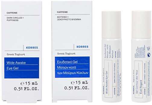 KORRES GREEK YOGHURT WIDE AWAKE paakių želė, 15 ml