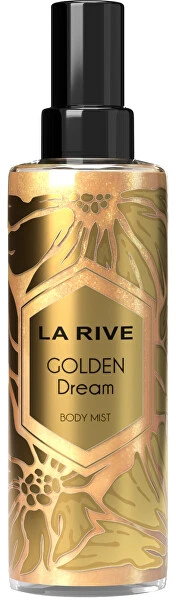 LA RIVE kūno dulksna su blizgesiu GOLDEN DREAM , 200 ml