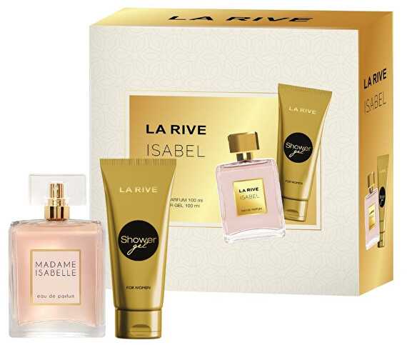 Moteriškas dovanų rinkinys LA RIVE Isabel (tualetinis vanduo 100 ml + dušo želė 100 ml)